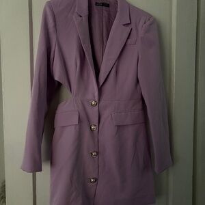 Lilac Blazer Dress